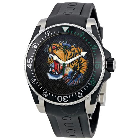 gucci dive tiger watch